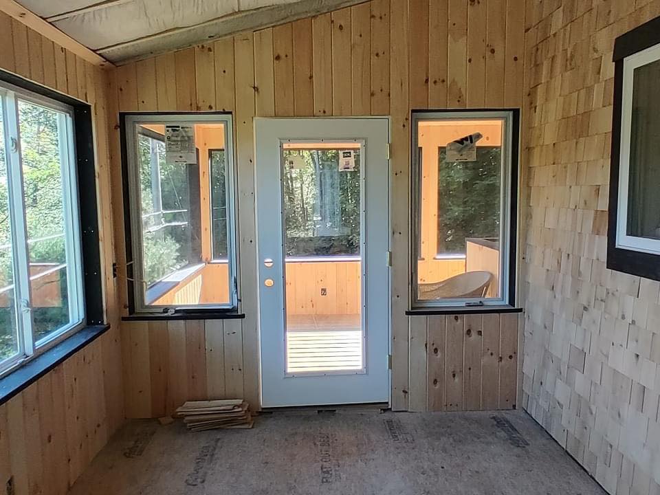Wall Sheathing Progress