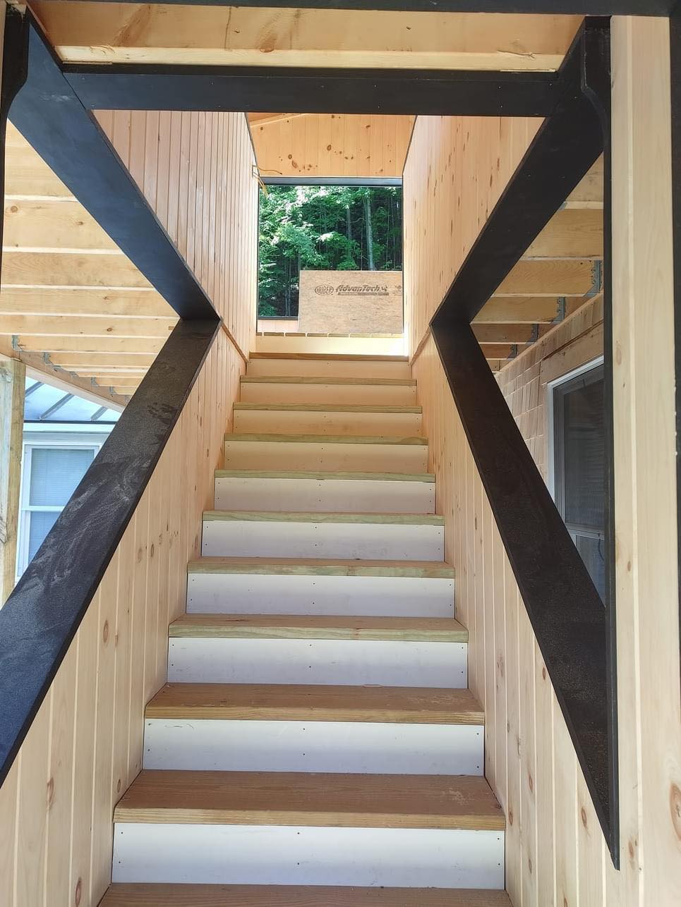 Second Story Deck Framing